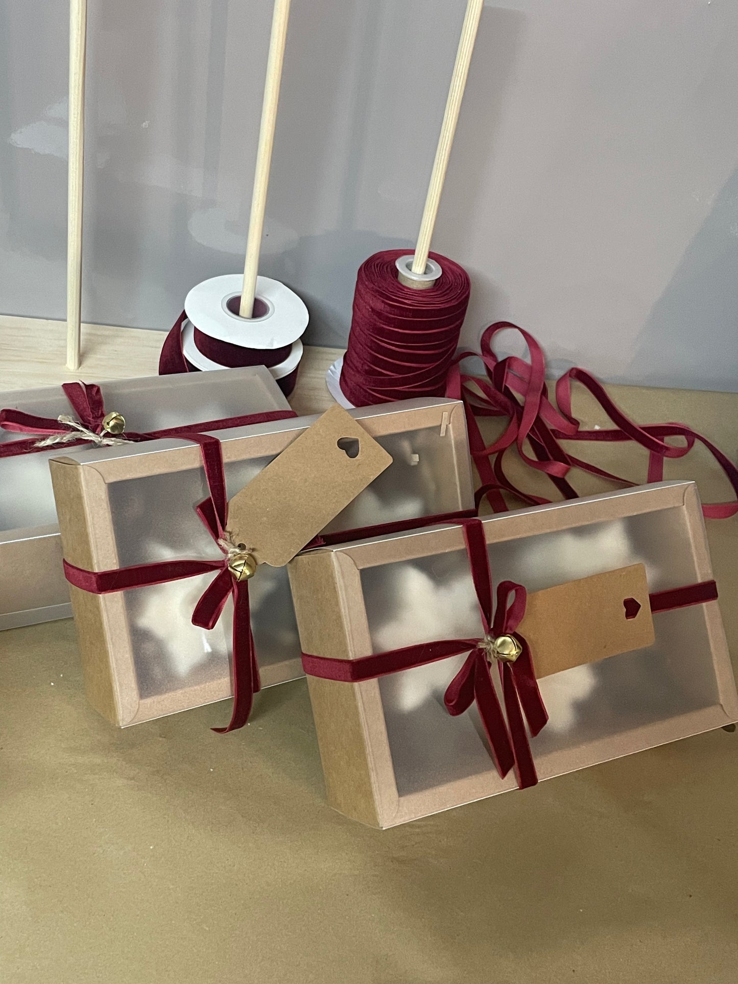 Schneeflocken-Geschenkbox