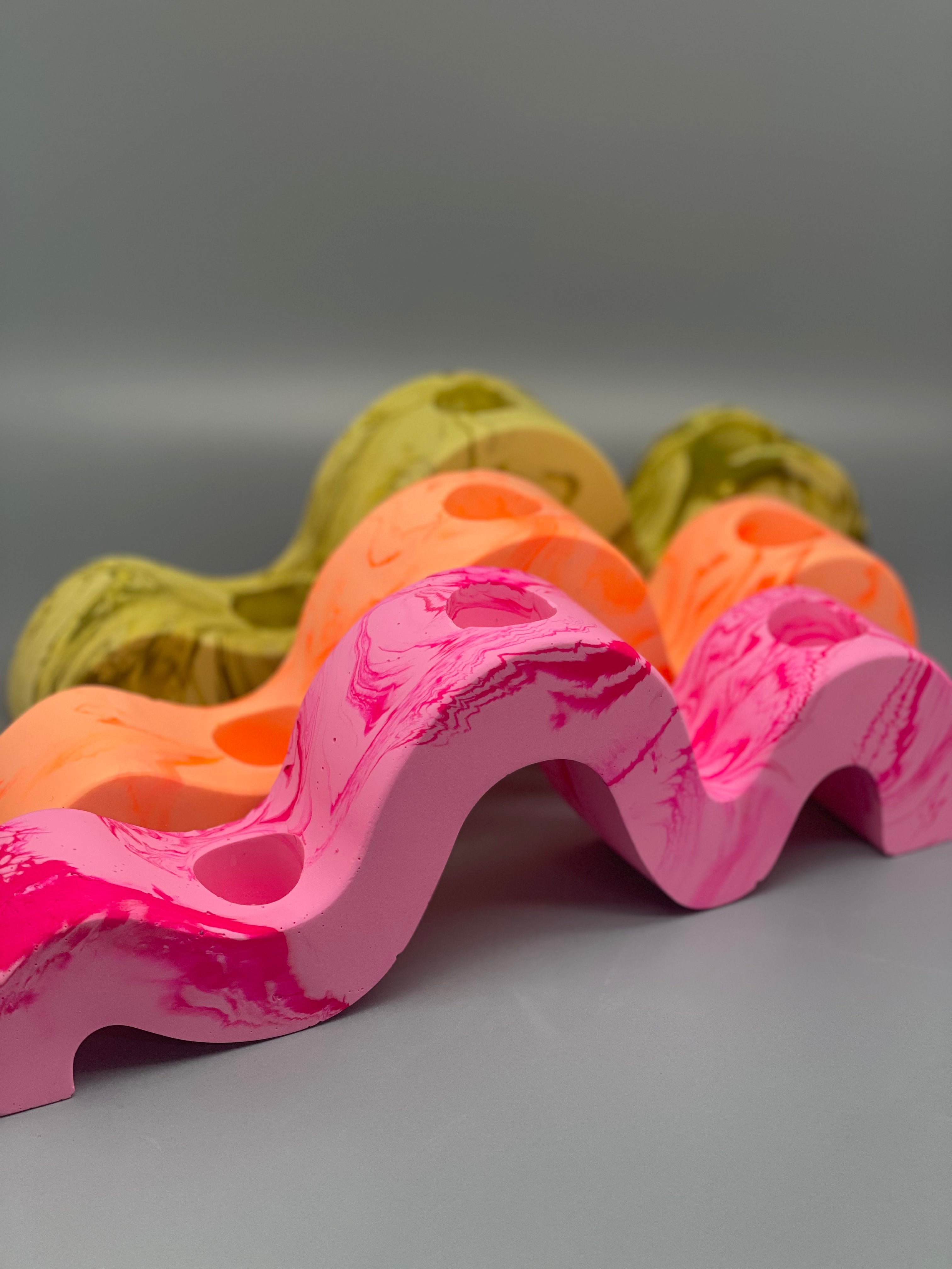 Kerzenhalter aus Keramik 