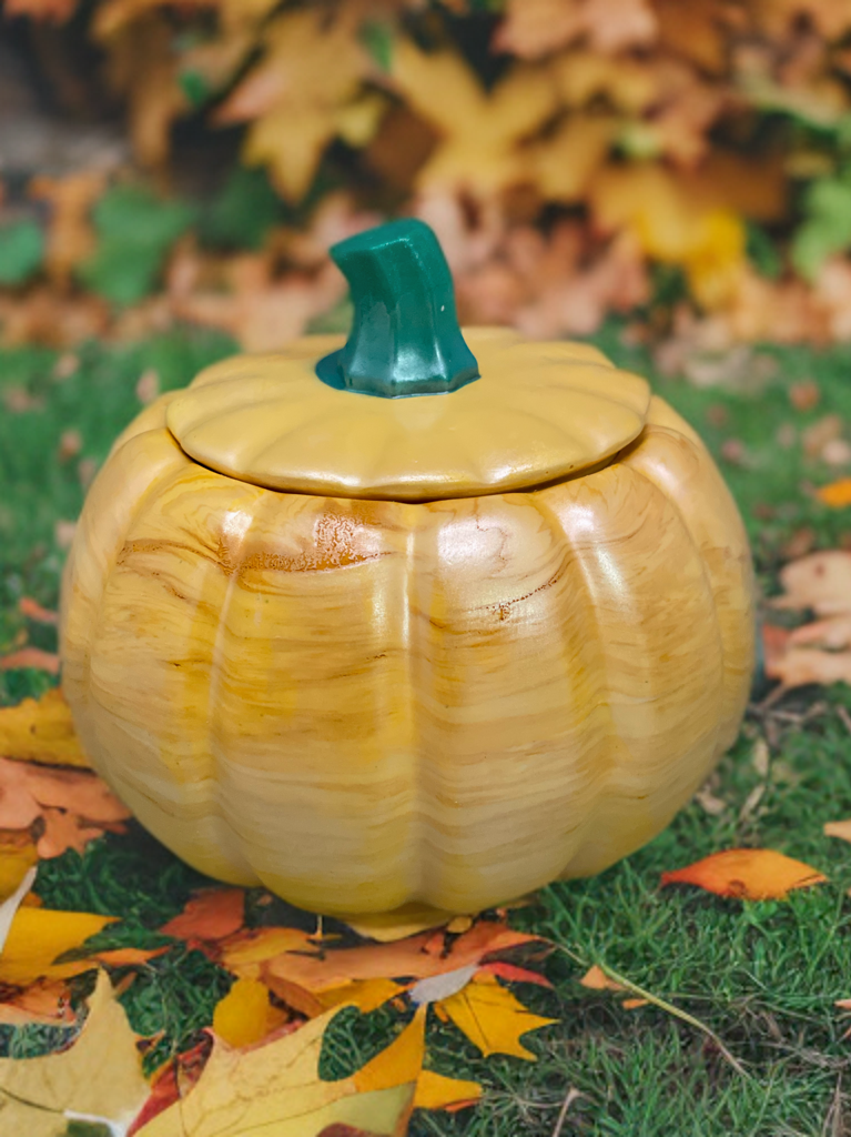 Kürbis Keramik&Kerze