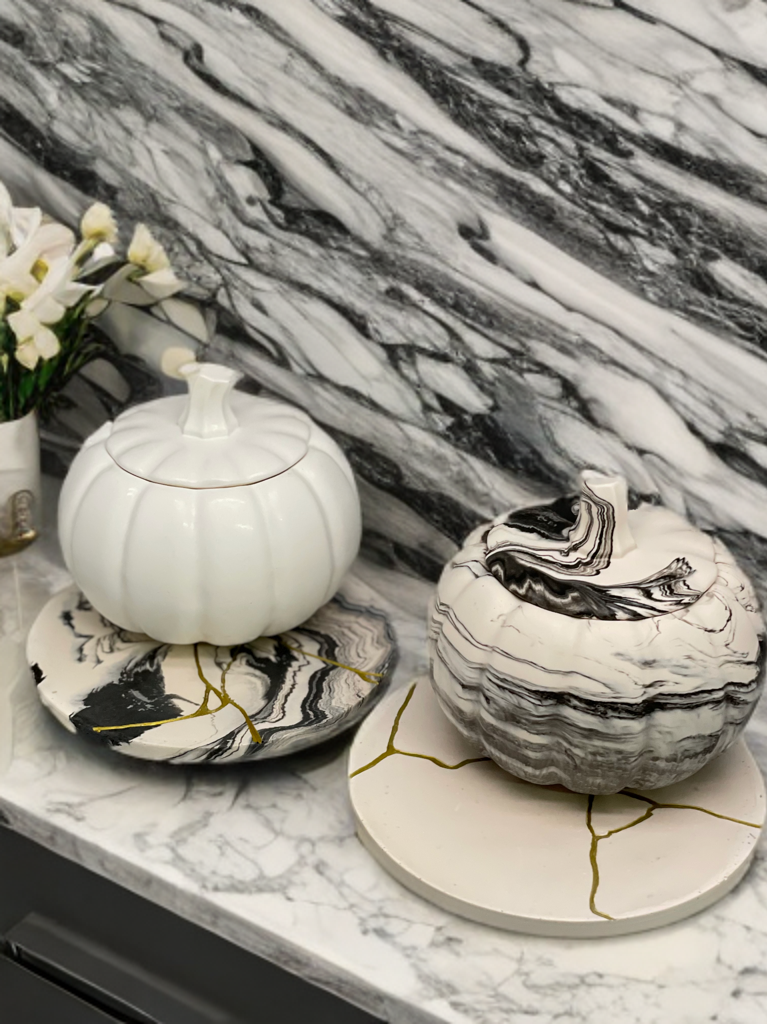 Kürbis Keramik&Kerze