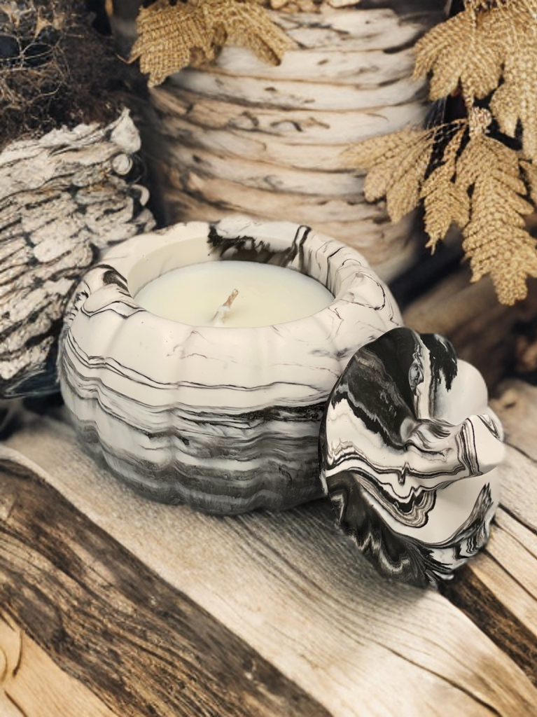 Kürbis Keramik&Kerze