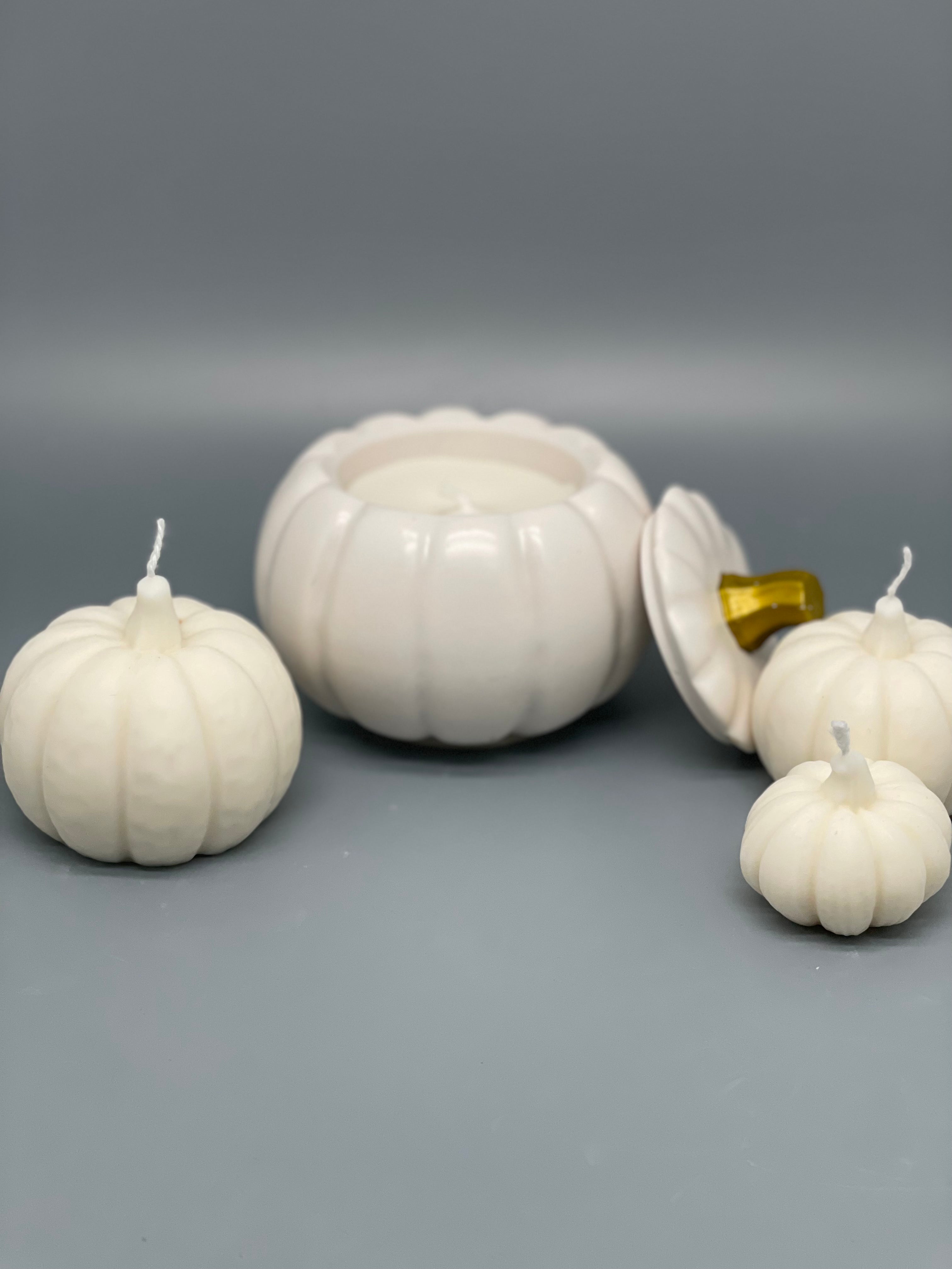 Kürbis Keramik&Kerze