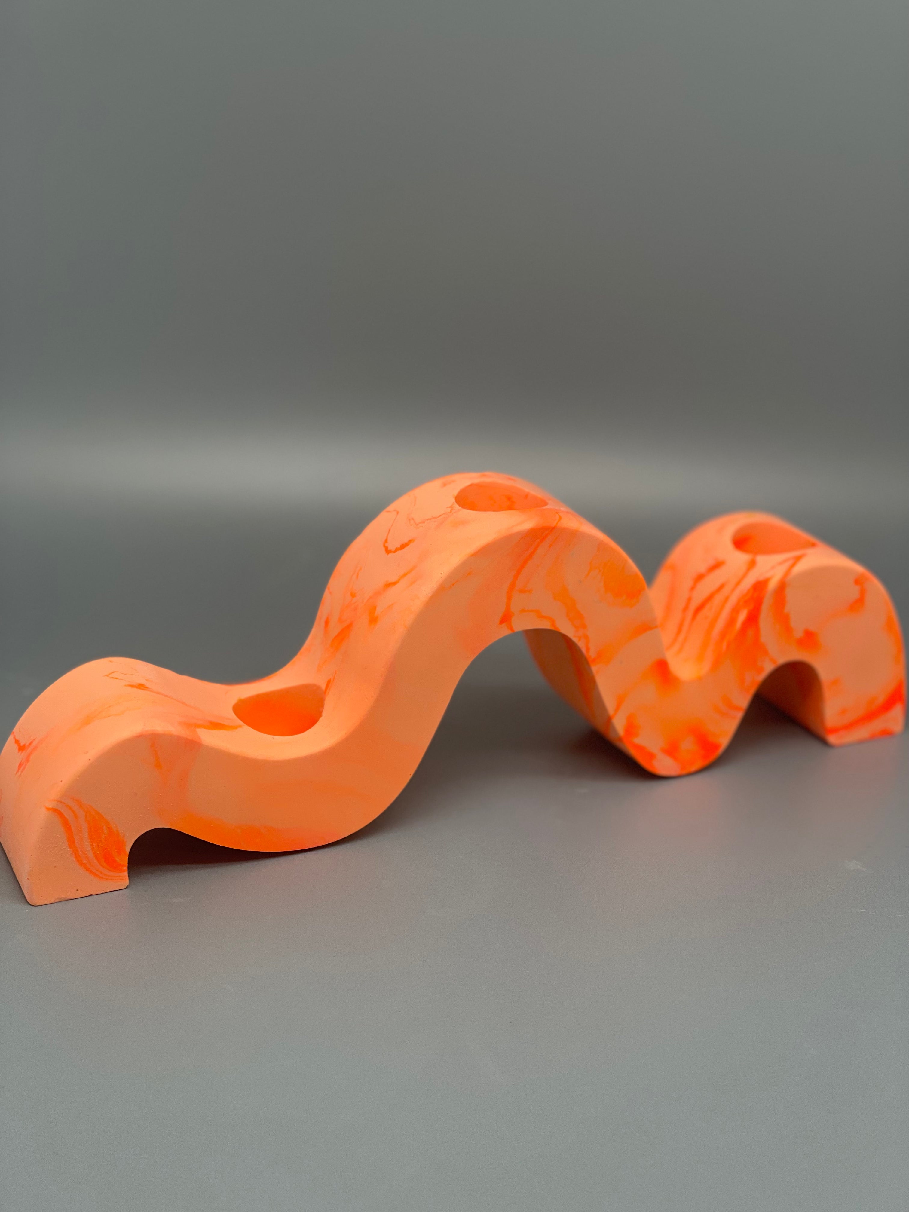 Kerzenhalterung im marble Effekt 