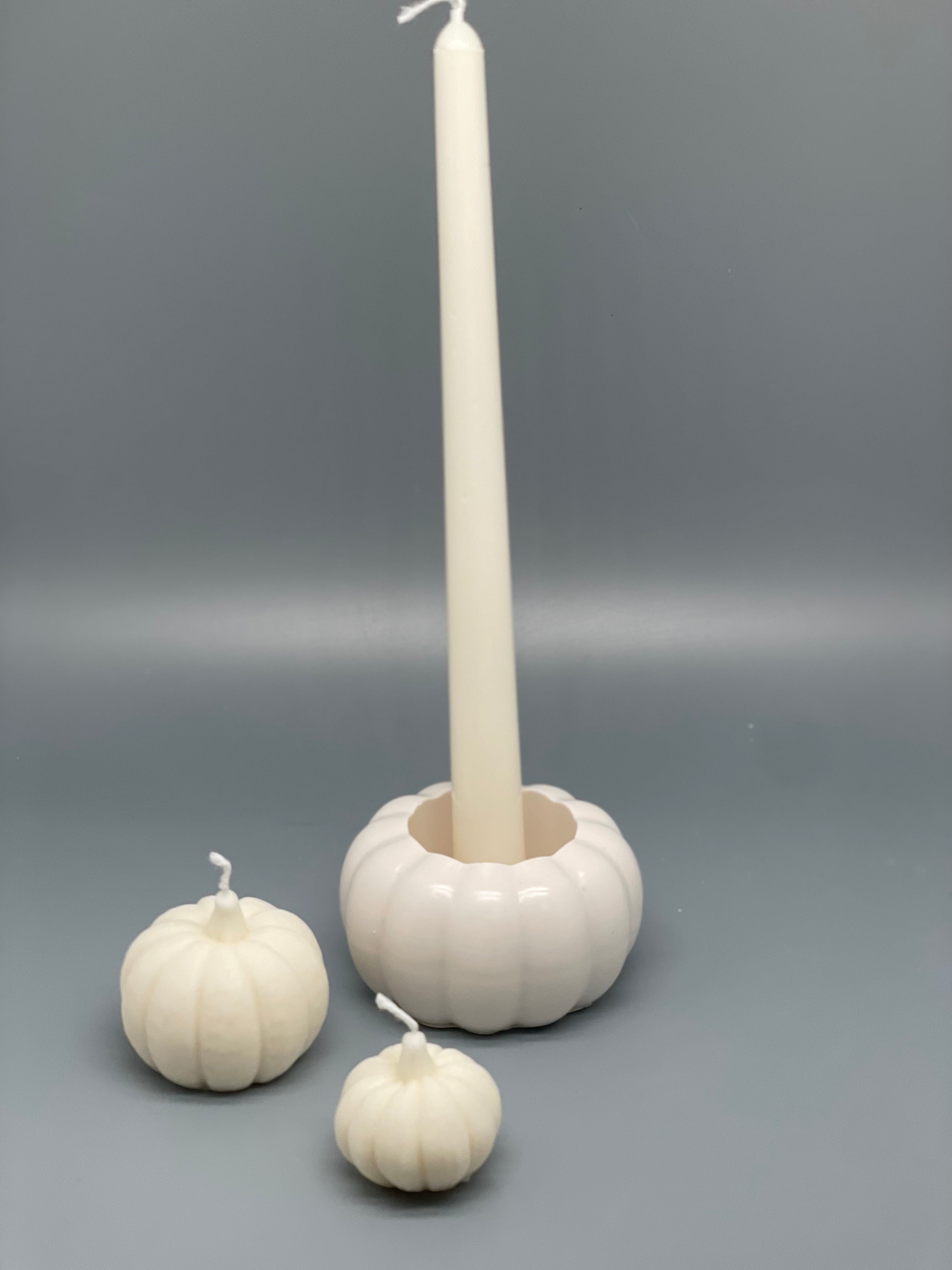 Kerzenhalter Kürbis