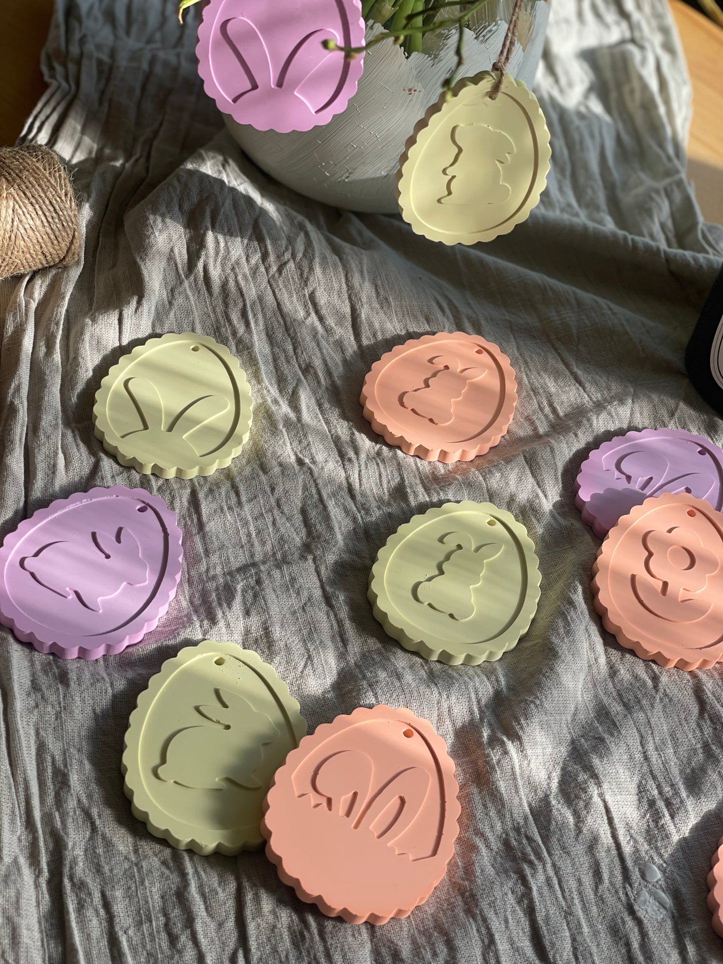 Bunte Anhänger