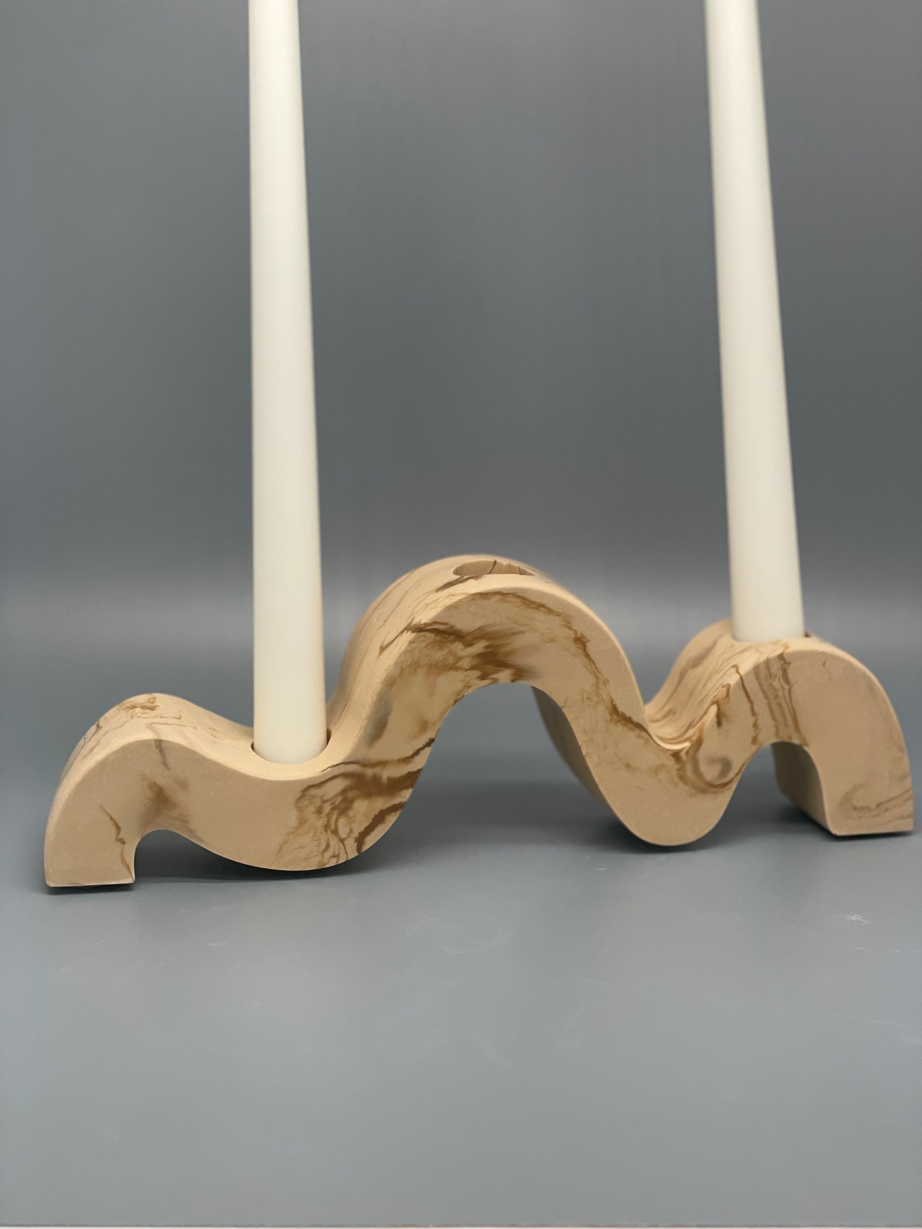 Kerzenhalter aus Keramik 